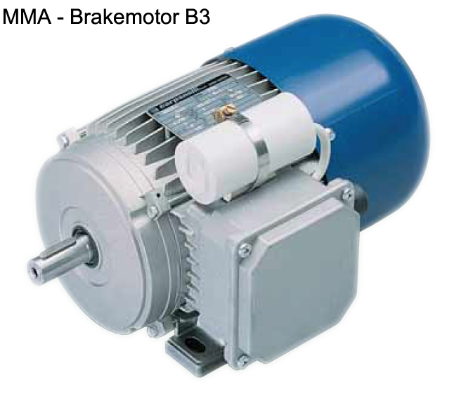 Carpanelli MM80b2 1.1Kw/1.5hP 110/230V/60Hz 1ph AC Metric Motor or Brakemotor