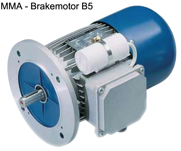 Carpanelli MM71b4 0.3Kw/0.4HP 110/230V 4pole 1ph AC Metric Motor or Brakemotor