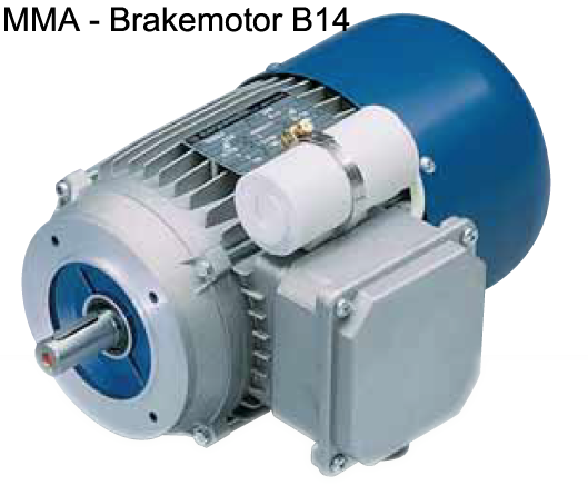 Carpanelli MM100a6 1.1Kw/1.5Hp 110/230V/60Hz 1ph AC Metric Motor or Brake motor