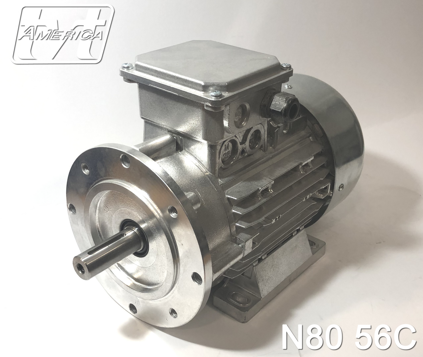 1.5hp 2pole 208-230/460V/60Hz 3ph NEMA 56C AC Motor