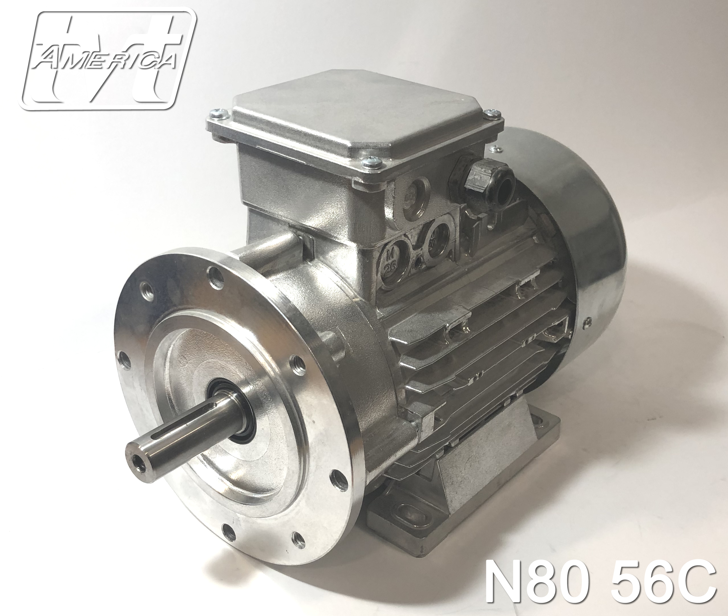 1.5hp 2pole 208-230/460V/60Hz 3ph NEMA 56C AC Motor – TVT America