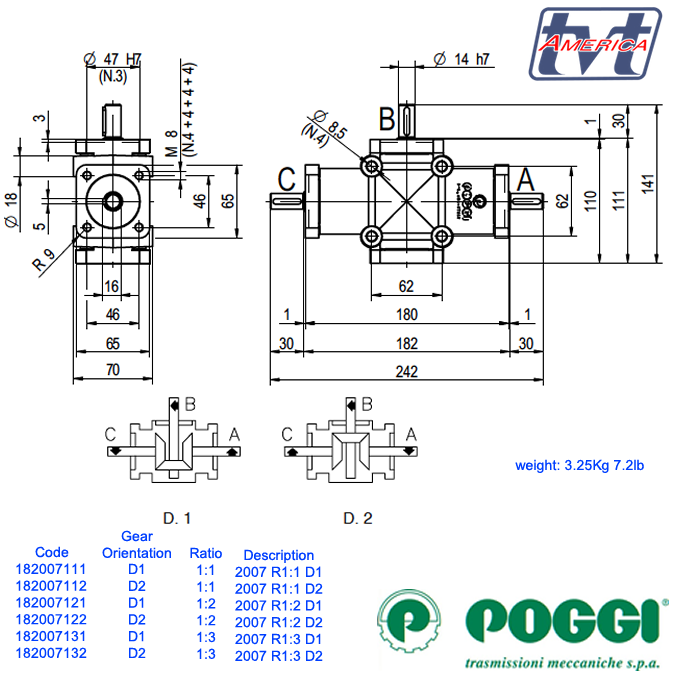 Poggi Bevel Gearbox 2007