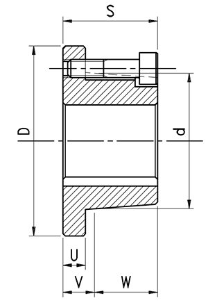 Poggi System-P Taper Bushing R3825